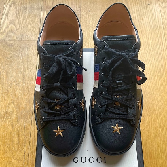 Gucci Ace Embroidered Sneaker in size10.5 UK41.5. 100% authentic✨ - Picture 4 of 8